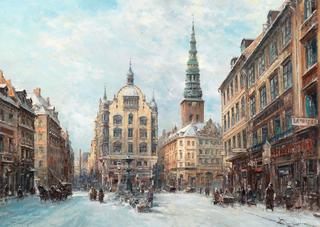 Motif of Copenhagen in Winter (?)