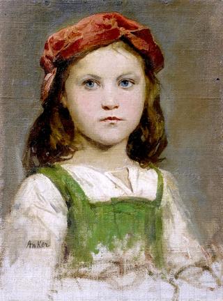 Portrait of a Girl with a Red Hat