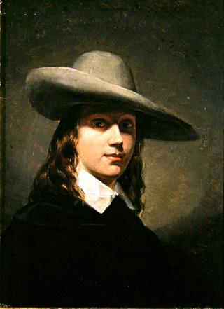 Self-Portrait in a Broad Brimmed Hat