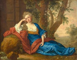 Portrait of a Lady under a Tree