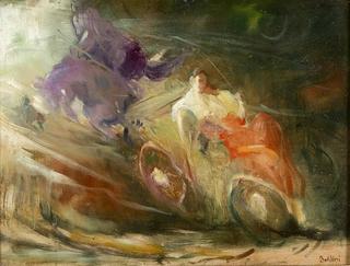 Study of a Woman with Horse and Carriage