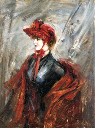 Woman in Red