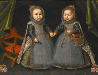 Portrait of Two Twins