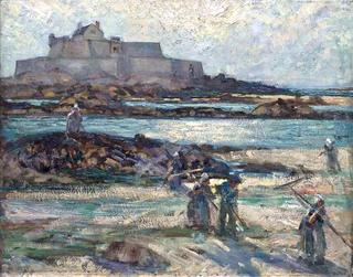 Mussel Gatherers, Brittany