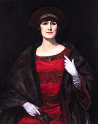 Portrait of a Lady in a Fur Shawl