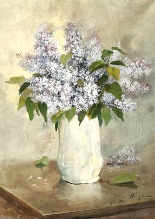 Vase of Lilacs