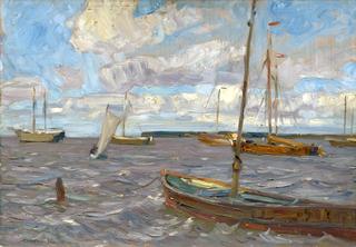 "Mood I": Fishing Boats off the Coast of Usedom