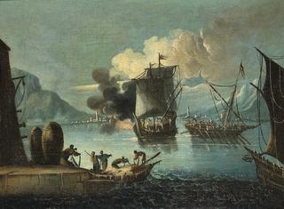 Seascape with Figures
