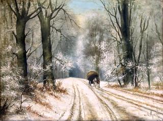 Horse Drawn Cart in Winter