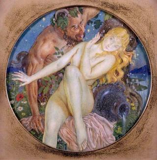 A Faun and a Nymph