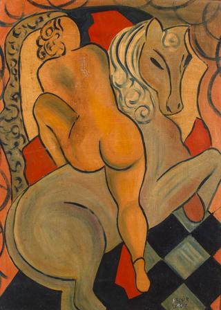 Woman and Horse