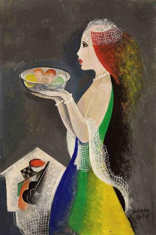 Girl with Fruit