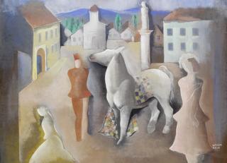 Horse in the Village