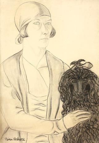 Self-Portrait with Poodle