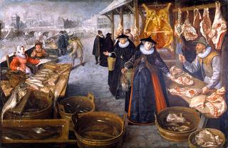 肉类和鱼类市场（冬季）