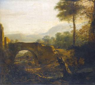 Landscape with a Ruined Bridge