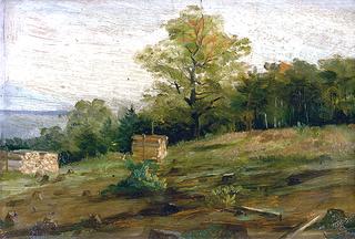 Landscape with Cords of Wood