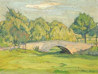 Summer Landscape with Bridge