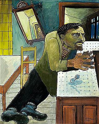 Untitled (Worker at the bar)