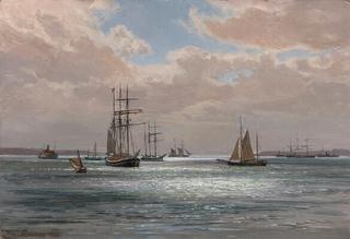 Sailboats on the Sound