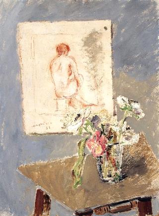 Vase of Flowers in an Interior