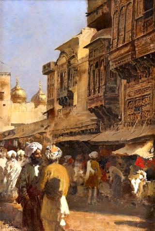 Market Scene, Lahore