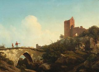 Landscape with the Ruins of Castle Hammershus, Bornholm