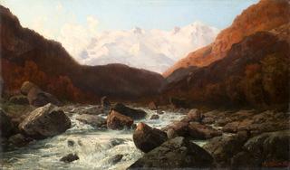 Anza River in the Anzasca Valley