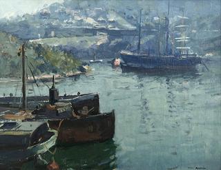 Boats at Mooring, Sydney Harbor