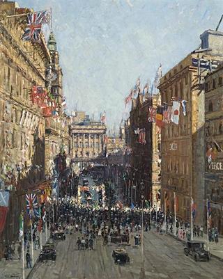 Victory Celebration, Martin Place, Sydney