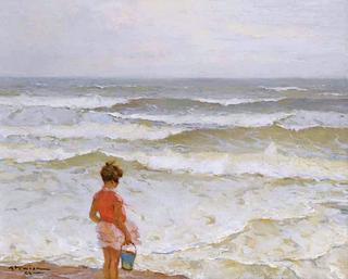 Girl by the Seashore