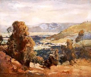 Overlooking the Country Valley