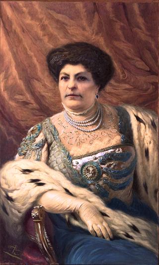 Portrait of Queen Margherita