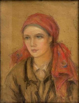 Portrait of a Young Peasant Woman