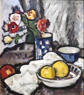 Still Life with Fruit and Flowers