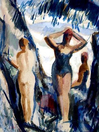 Bathers in Shadow