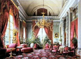 Crimson Parlour of the Alexander Palace