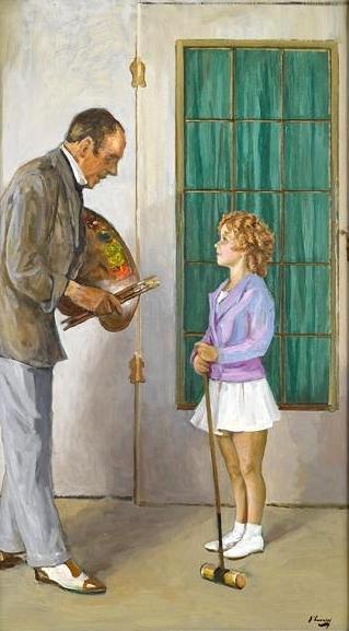 Shirley Temple and the Painter