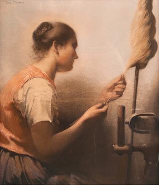 Young Lady at Work