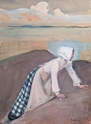 Woman on a Cliff