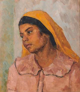 Woman with Head Covering