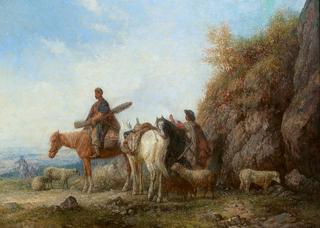 Shepherd in the Caucasus