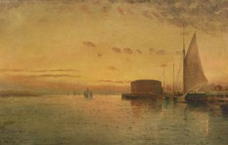 Ferry Arriving, Castle Clinton, New York Harbor