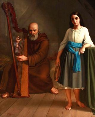 Mignon and Harp Player