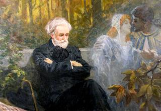 Giuseppe Verdi with the Vision of the Opera 'Othello'