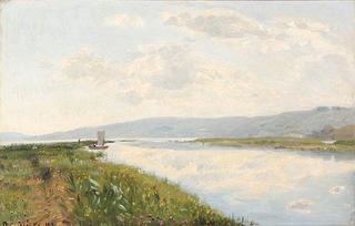 Summer day at Vejle Stream, Denmark