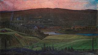 View over Koppom, Varmland