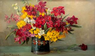 Still Life of Wallflowers