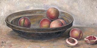 Still Life with Peaches
