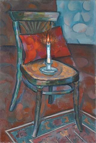 Still Life with Chair and Candle